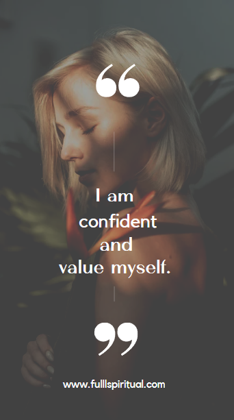 confident and value