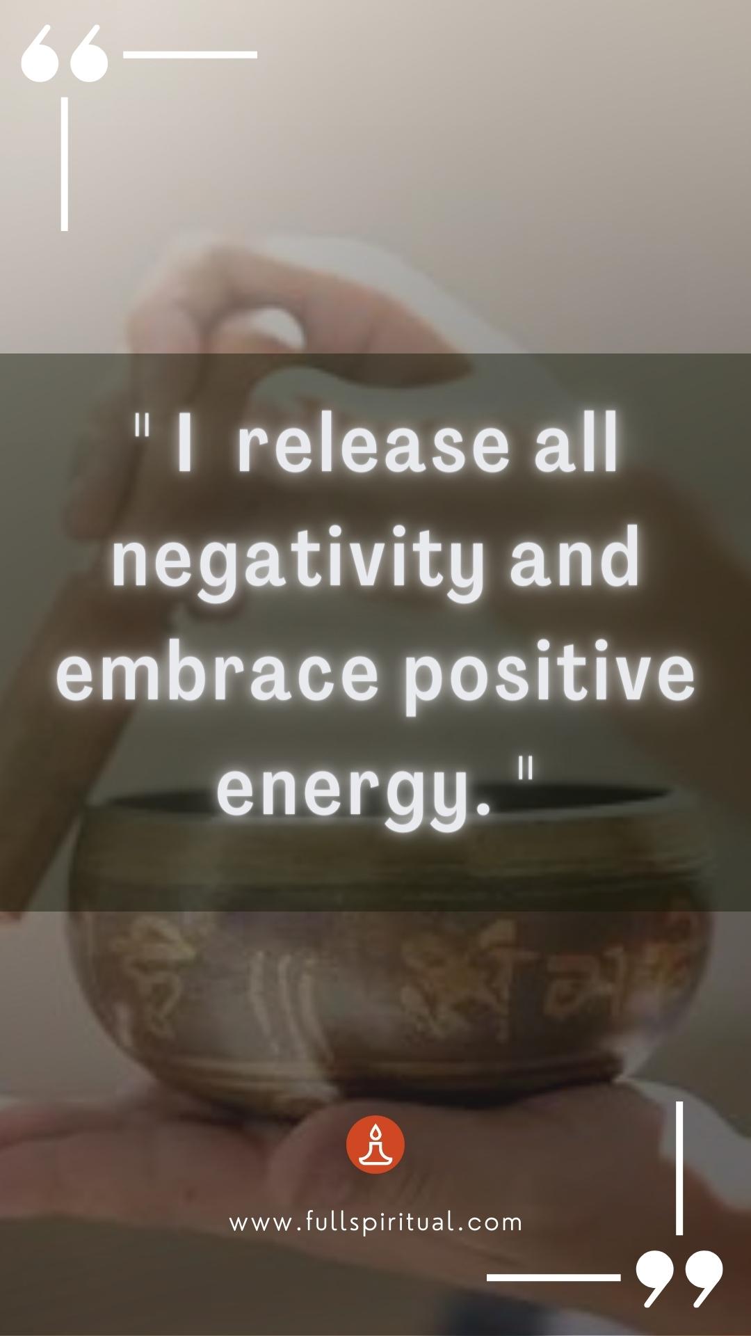 release negativity