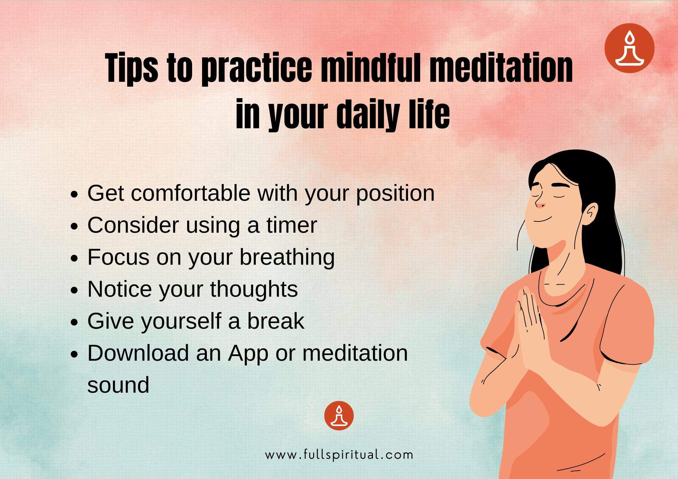 Tips for mindfulness meditation 