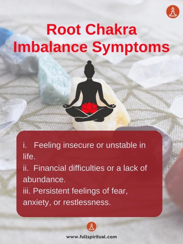 root chakra imbalance symptoms