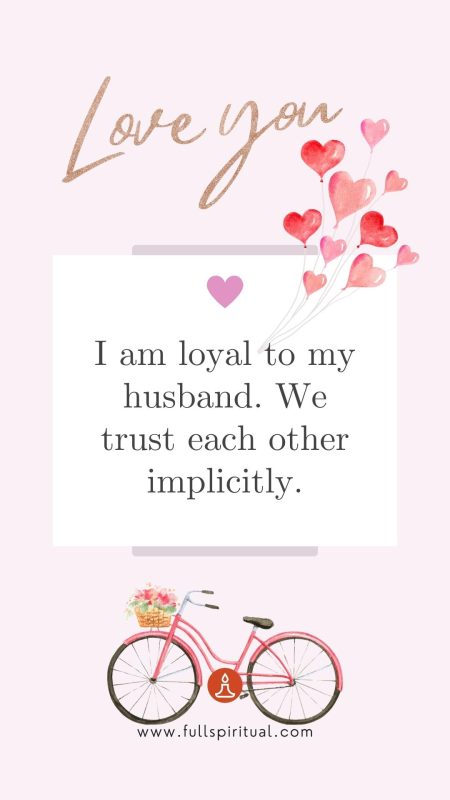 loyal to my husband