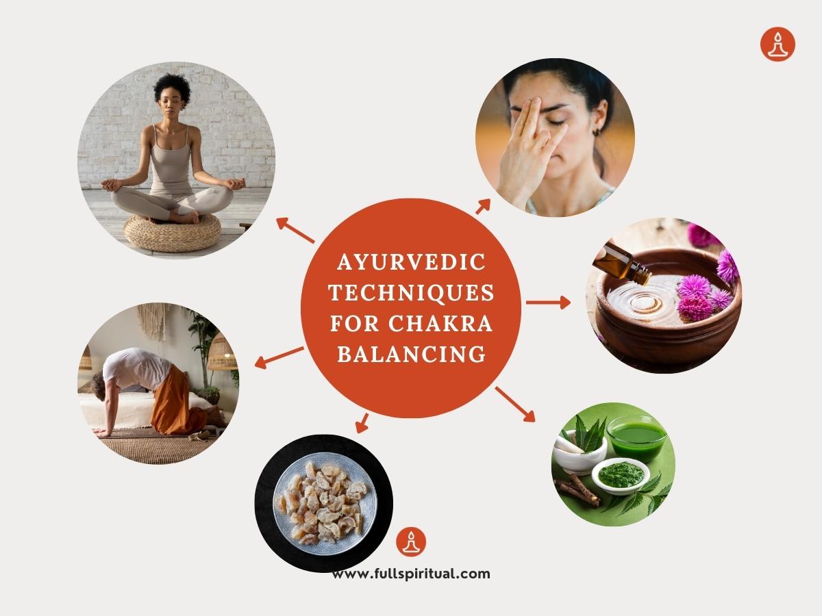 Ayurvedic techniques for chakra balancing