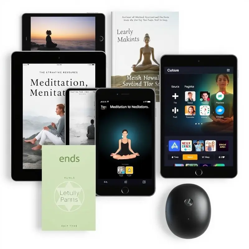 A person meditating in a forest, representing spiritual evolution through meditation.