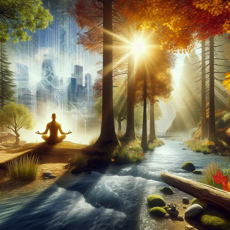 Traditional practices meet modern tech in meditation spirituality.