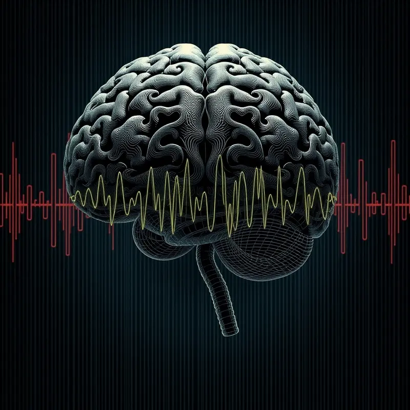 Imagery of a serene meditation experience enhanced by soothing music.